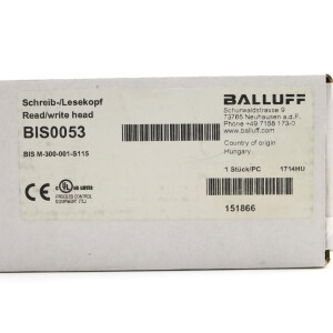 Balluff HF-Schreib-/Lesekopf BIS0053 BIS M-300-001-S115 SIE