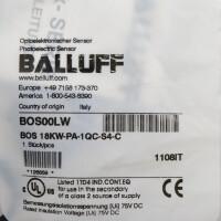 Balluff Reflexionslichtschranke BOS00LW BOS 18KW-PA-1QC-S4-C OVP