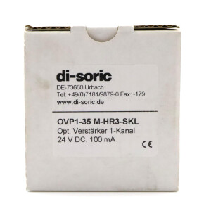 di-soric Opt. Verstärker OVP1-35 M-HR3-SKL OVP