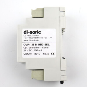 di-soric Opt. Verstärker OVP1-35 M-HR3-SKL OVP