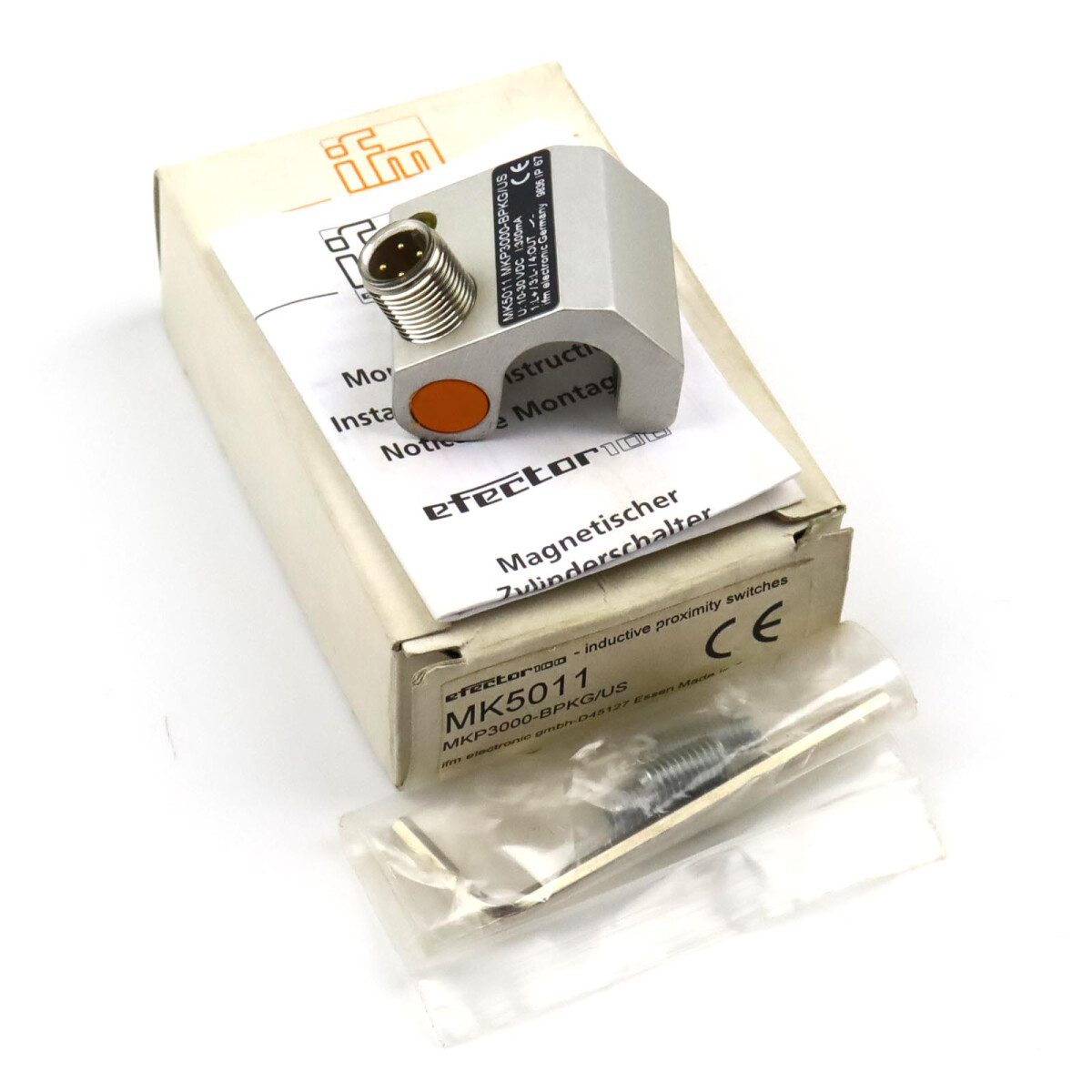 ifm efector Zylindersensor MK5011 MKP3000-BPKG/US OVP