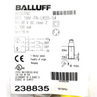 Balluff Reflexionslichtschranke BOS01NE BOS 18M-PA-LR20-S4 OVP