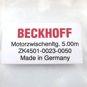 Beckhoff Motorverlängerungsleitung AX5000 dynamic ZK4501-0023-0050 5m OVP