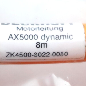 Beckhoff Motorleitung AX5000 dynamic ZK4500-8022-0080 8m OVP