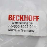 Beckhoff Motorleitung AX5000 dynamic ZK4500-8022-0060 6m OVP