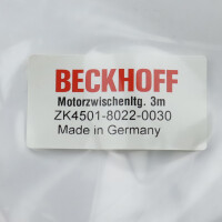Beckhoff Motorverlängerungsleitung AX5000 dynamic ZK4501-8022-0030 3m OVP