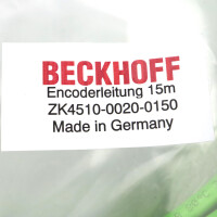 Beckhoff Encoderanschlussleitung AX5000 dynamic ZK4510-0020-0150 15m OVP