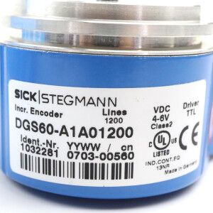 Sick Inkrementalgeber DGS60-A1A01200 1032281 OVP