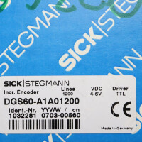 Sick Inkrementalgeber DGS60-A1A01200 1032281 OVP
