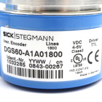 Sick Inkrementalgeber DGS60-A1A01800 1032285 OVP