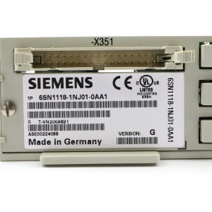 Simodrive 611 Regelungseinschub 6SN1118-1NJ01-0AA1 Vers.G OVP