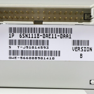 Simodrive 611 Regelungseinschub 6SN1118-0AE11-0AA1 Vers. B NOV