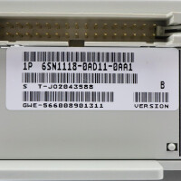Simodrive 611 Regelungseinschub 6SN1118-0AD11-0AA1 Vers. B OVP
