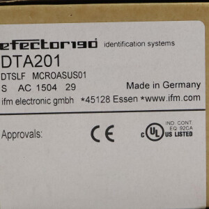 ifm RFID Schreib-Lesekopf DTA201 DTSLF MCROASUS01 OVP