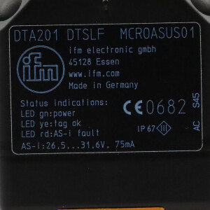 ifm RFID Schreib-Lesekopf DTA201 DTSLF MCROASUS01 OVP