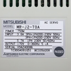 Mitsubishi Electric Servoverstärker MR-J2-70A GEB