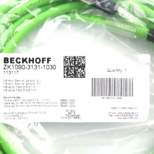Beckhoff EtherCAT-Leitung ZK1090-3131-1030 3m OVP