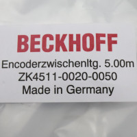 Beckhoff Encoderverlängerungsleitung AX5000 dynamic ZK4511-0020-0050 5m OVP