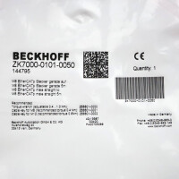 Beckhoff EtherCAT P-Leitung ZK7000-0101-0050 5m OVP