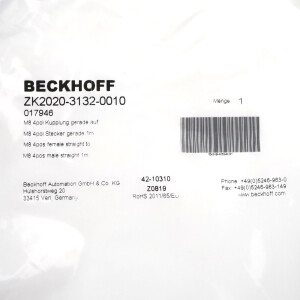 Beckhoff Powerleitung ZK2020-3132-0010 1m OVP