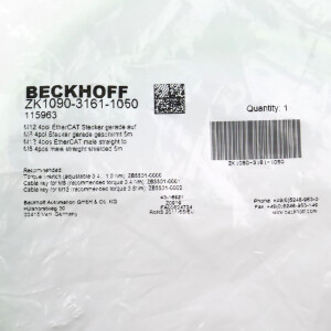 Beckhoff EtherCAT-Leitung ZK1090-3161-1050 5m OVP