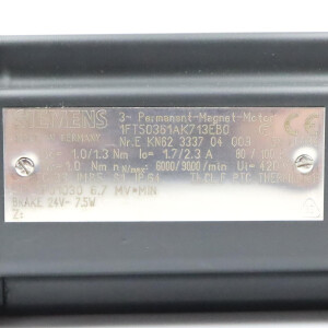 Siemens AC-VSA-Motor 1FT5036-1AK71-3EB0 NOV