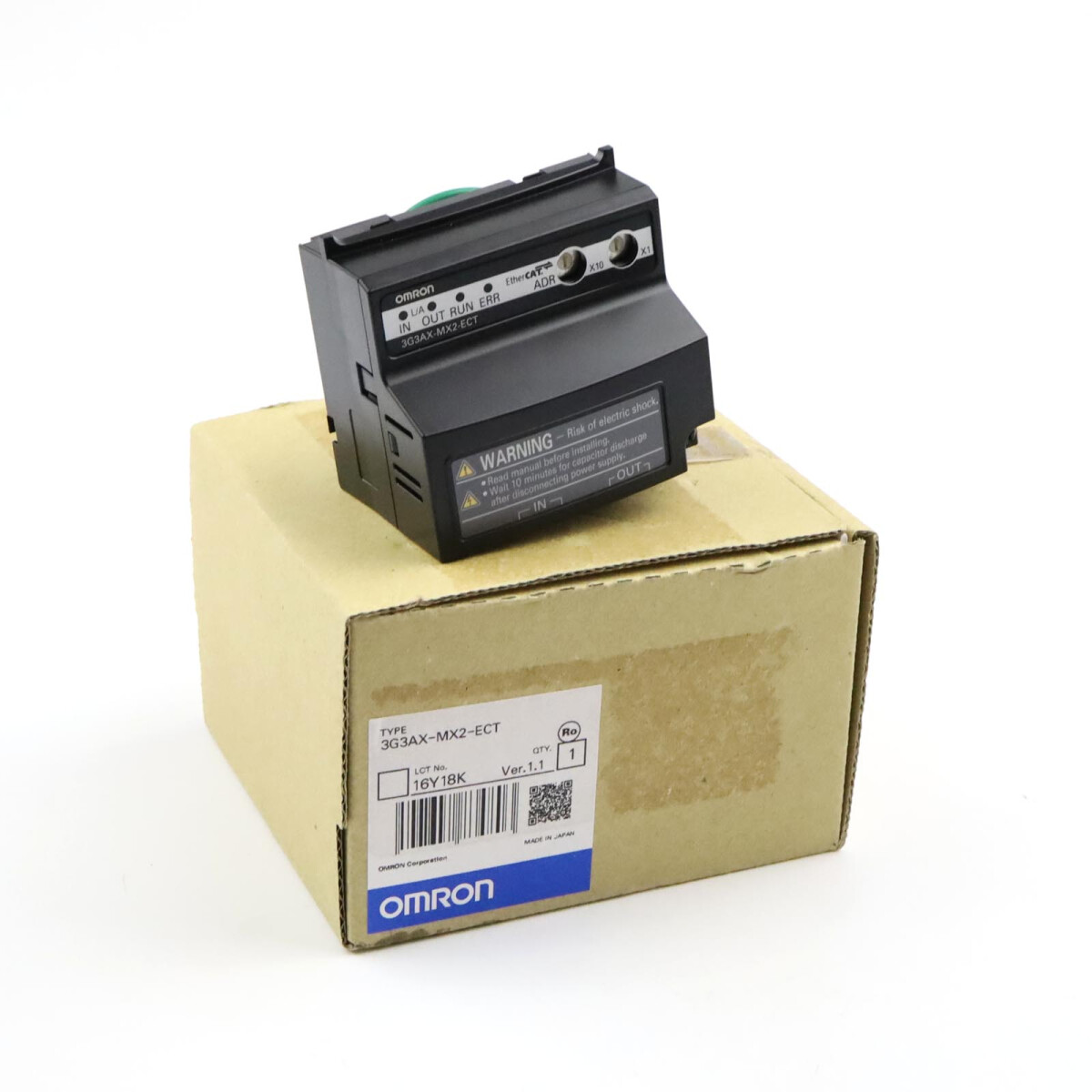 Omron Ethercat-Kommunikationsbaugruppe 3G3AX-MX2-ECT OVP