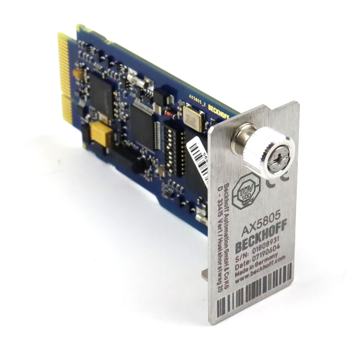 Beckhoff TwinSAFE-Drive-Optionskarte AX5805 NOV