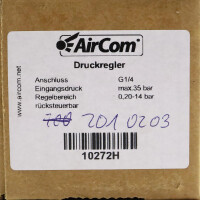 AirCom Druckregler 10272H 0.2-14bar OVP