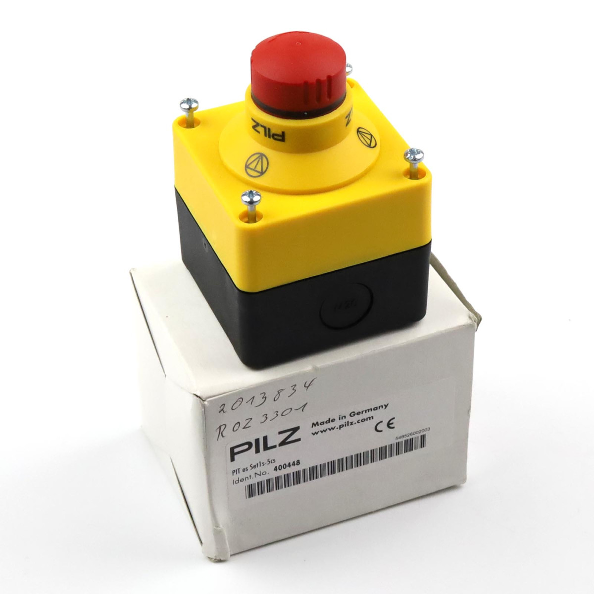 Pilz Not-Halt/Kontaktblock PIT es Set1s-5cs 400448 OVP