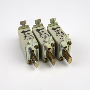 Ebamat Sicherungseinsatz 9393 NH000 80A 500V (3Stk.) OVP