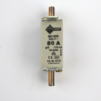 Ebamat Sicherungseinsatz 9393 NH000 80A 500V (3Stk.) OVP