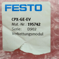 Festo Verkettungsblock CPX-GE-EV 195742 OVP