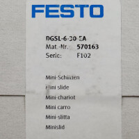 Festo Mini-Schlitten DGSL-6-30-EA 570163 SIE