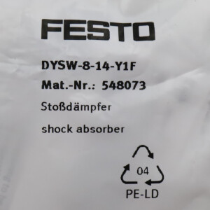 Festo Stoßdämpfer DYSW-8-14-Y1F 548073 OVP