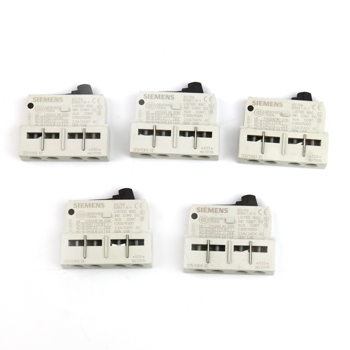 Siemens Hilfsschalter 3RV1901-1E (5Stk.) GEB