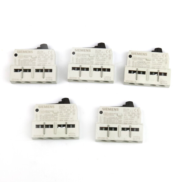 Siemens Hilfsschalter 3RV1901-1E (5Stk.) GEB