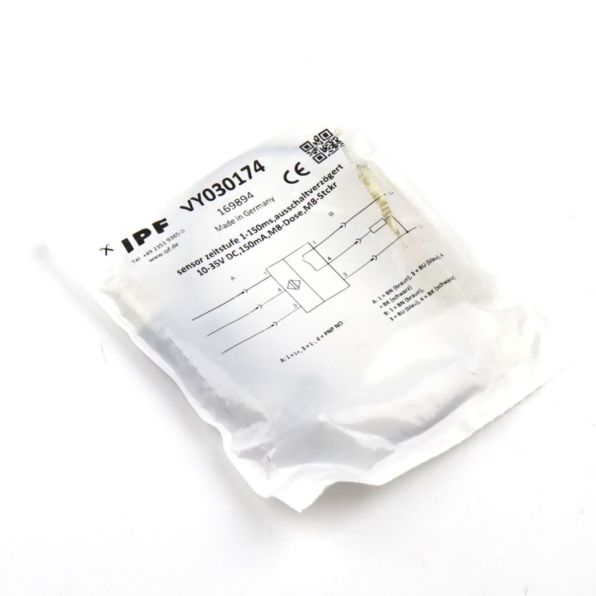 ipf electronic Sensor Zeitstufe VY030174 OVP