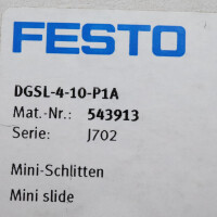 Festo Mini-Schlitten DGSL-4-10-P1A 543913 OVP