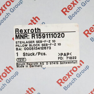 Rexroth Stehlager SEB-F-Z 10 R159111020 OVP