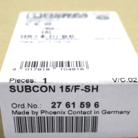 Phoenix Contact SUBCON 15/F-SH 2761596 SIE