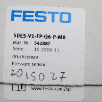 Festo Drucksensor SDE5-V1-FP-Q6-P-M8 542887 OVP