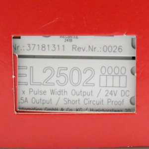 Beckhoff 2-Kanal-EtherCAT-Klemme EL2502 OVP