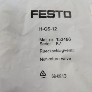 Festo Rückschlagventil H-QS-12 153466 OVP