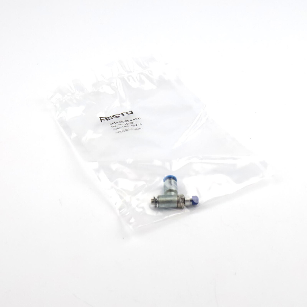 Festo Drossel-Rückschlagventil GRLA-M5-QS-4-RS-D 197577