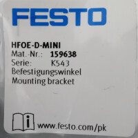 Festo Befestigungswinkel HFOE-D-MINI 159638 OVP
