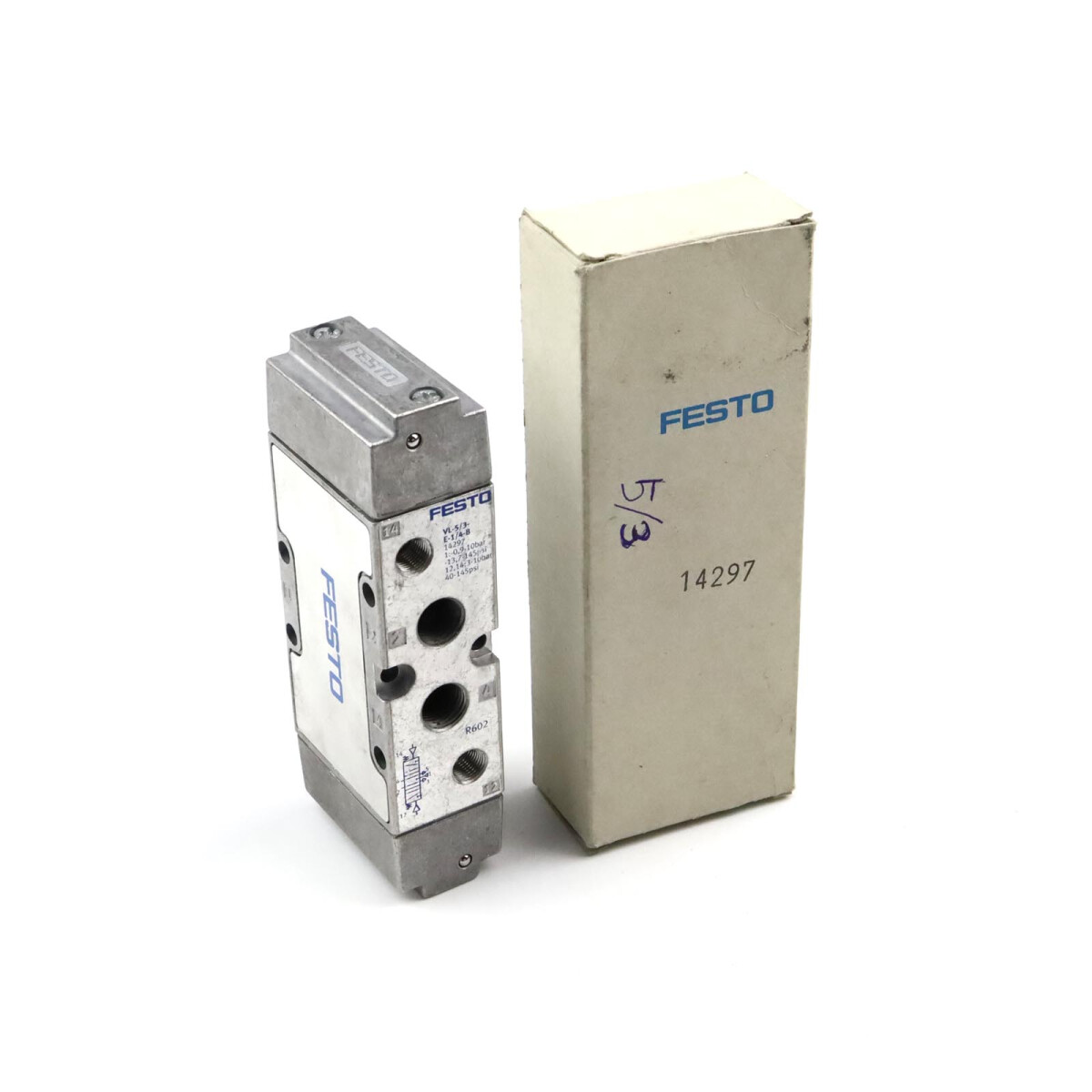 Festo Pneumatikventil VL-5/3E-1/4-B 14297 OVP