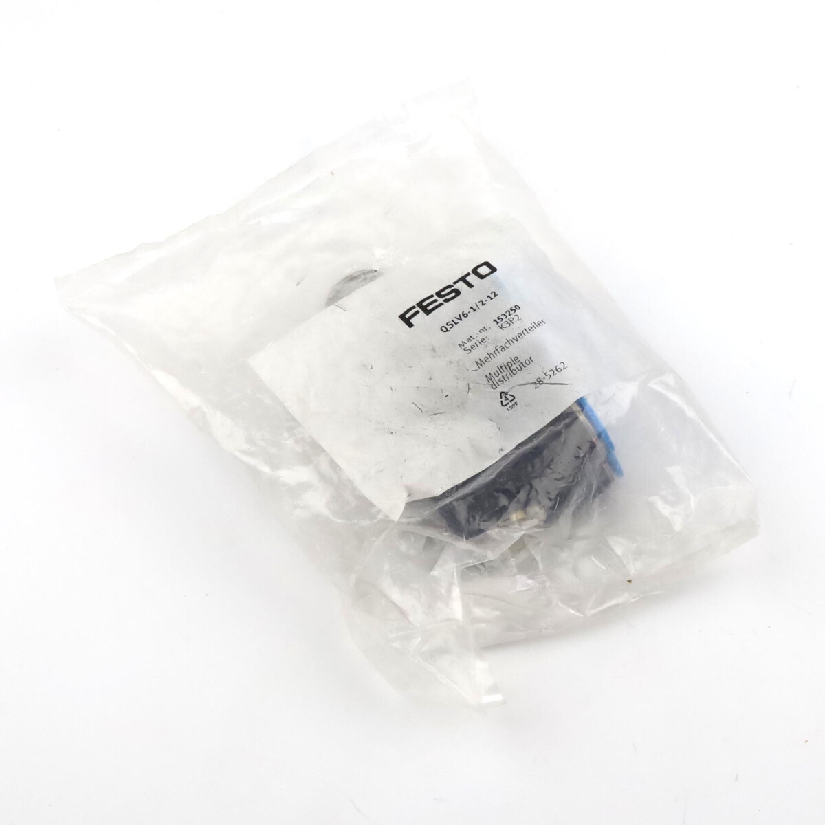 Festo Mehrfachverteiler QSLV6-1/2-12 153250 OVP