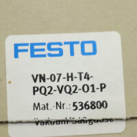 Festo Vakuumsaugdüse VN-07-H-T4-PQ2-VQ2-O1-P 536800 OVP