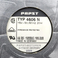 Papst Lüfter 4606N 115V OVP